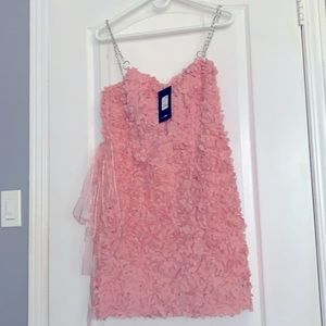 Fessional the divine self mini dress colour pink size XL